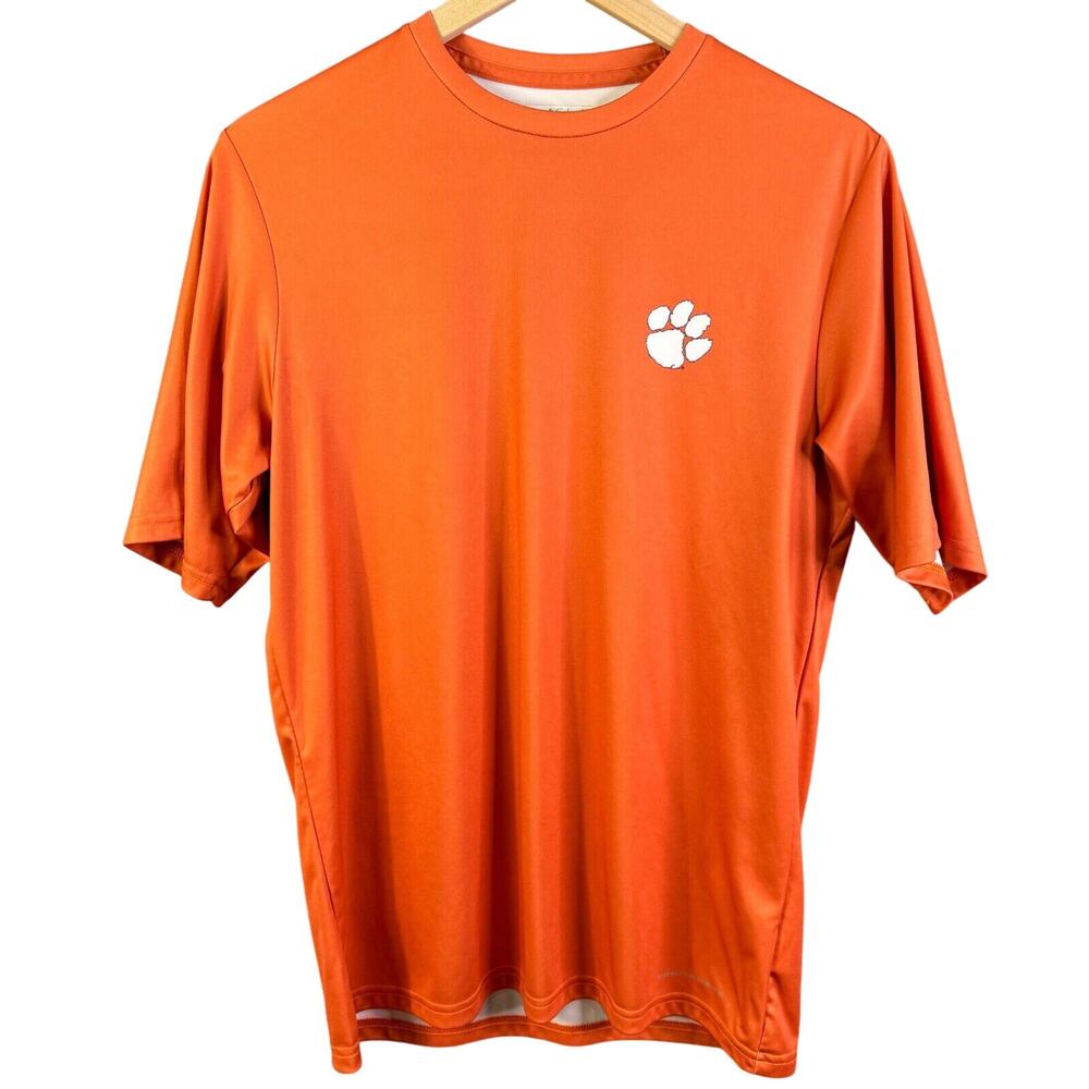 Columbia PFG‎ Clemson Tigers Short Sleeve Performance Fishing Shirt Men's Small